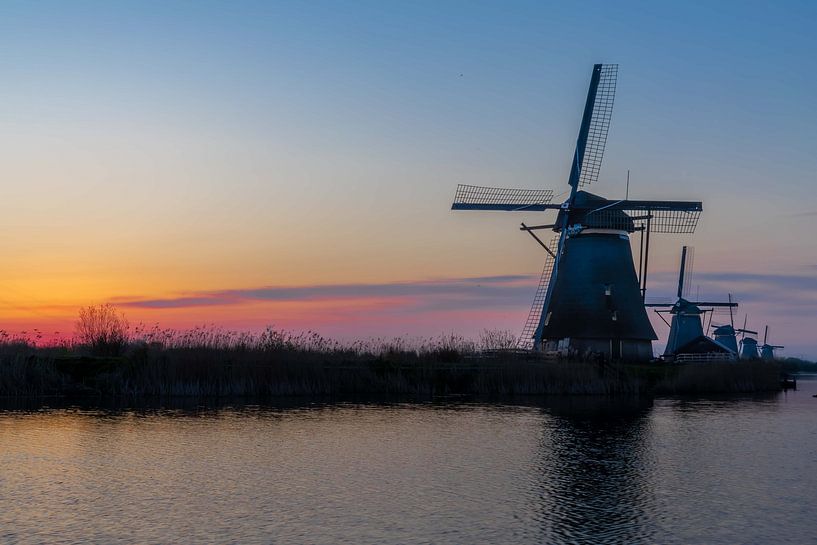 Sunrise Kinderdijk by Inge van der Stoep