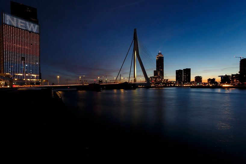 Oeververbinding Rotterdam van Guido Akster