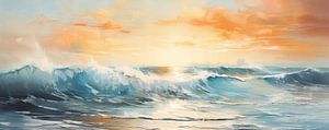 Aquarell Sonnenuntergang