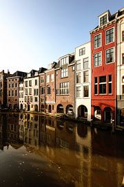 Die Rückseite des Lijnmarkts in Utrecht (stehend, Farbe) von André Blom Fotografie Utrecht