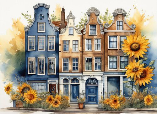 Zonnebloemen van Gogh