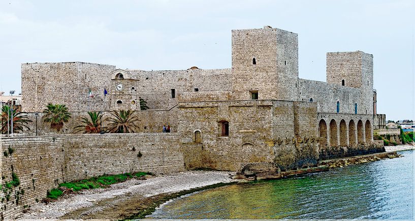 Castello Normanno Svevo in Trani von Leopold Brix