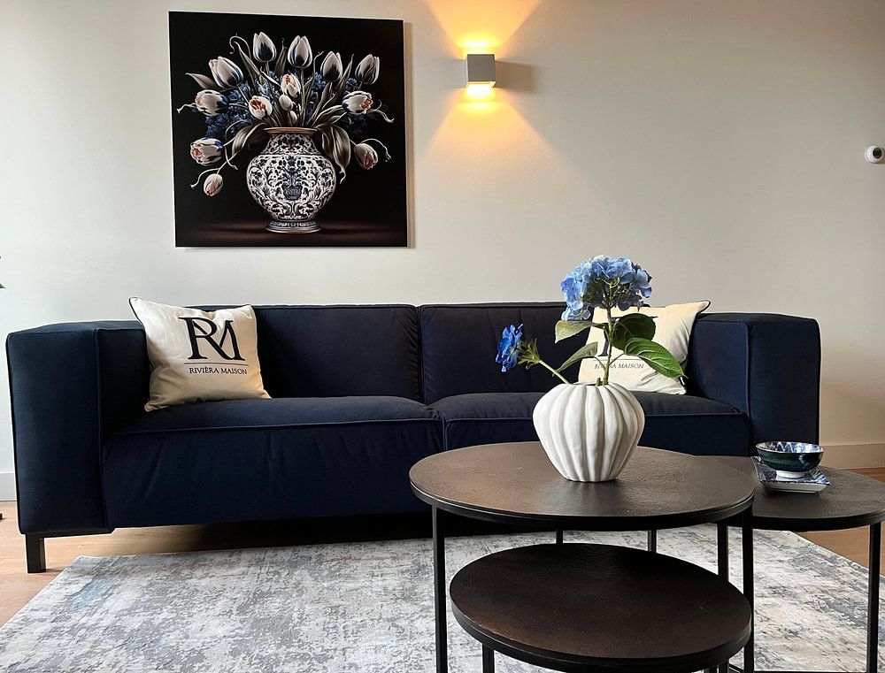 Vaas met tulpen van Rene Ladenius Digital Art