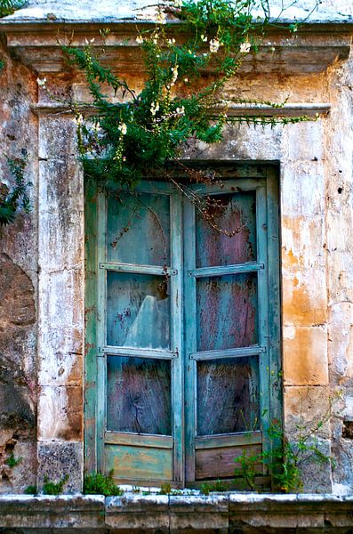 Fairytale window in the baroque town of Noto in Sicily by Silva Wischeropp