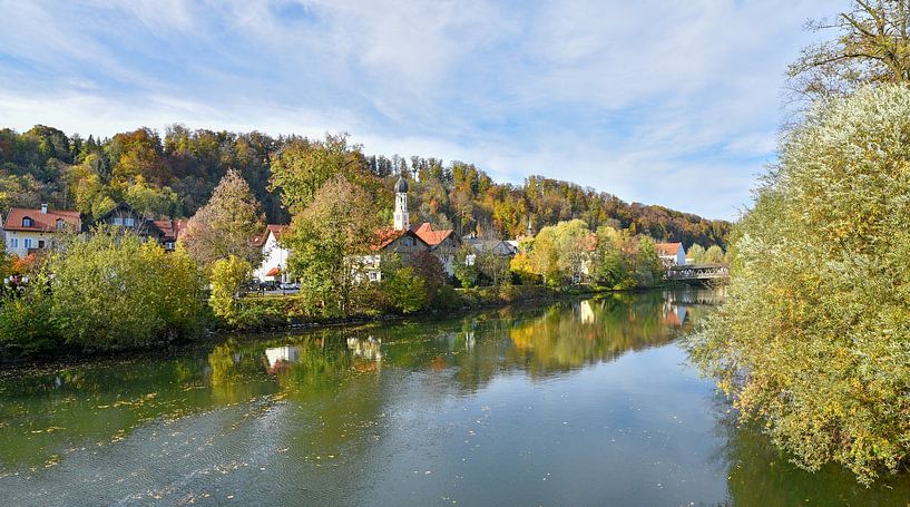 Flusslandschaft in Wolfratshausen von SusaZoom