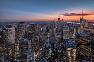 Sonnenuntergang New York City