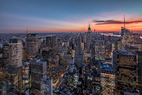 Zonsondergang New York