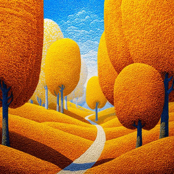Auf dem Weg zum Goldenen Herbst von Karina Brouwer