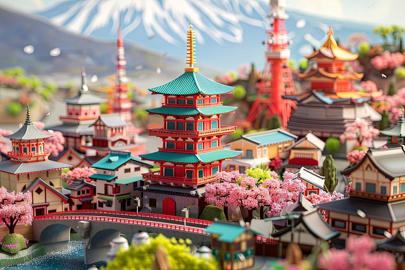 japanische Dorfdrucke von Egon Zitter