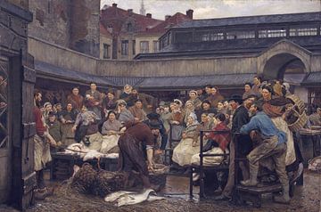 Die alte Fischgrube von Antwerpen, Edgard Farasyn, 1882