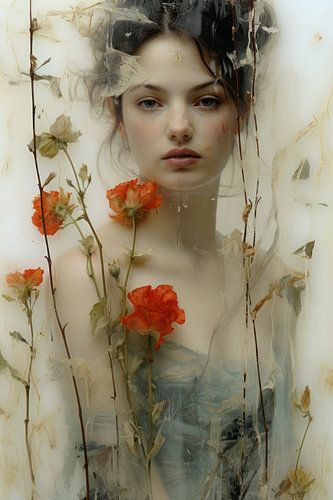 Botanisch portret met een verweerde uitstraling