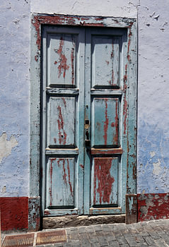 Blaue Tür La Palma
