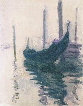 Gondelbaan in Venetië, Claude Monet