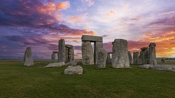 Stonehenge, de beroemde steencirkel in Engeland van Maarten Hoek