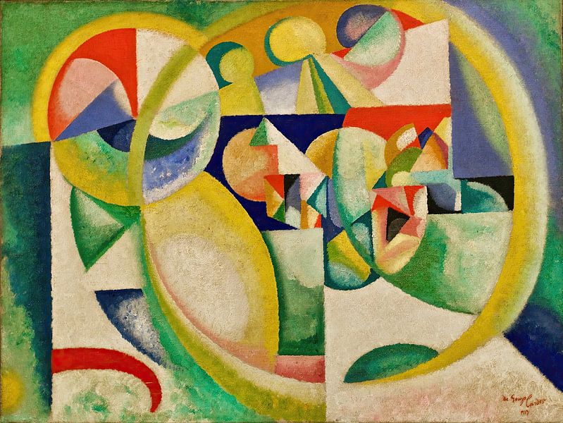 Study B (1913) by Amadeo de Souza-Cardoso by Peter Balan