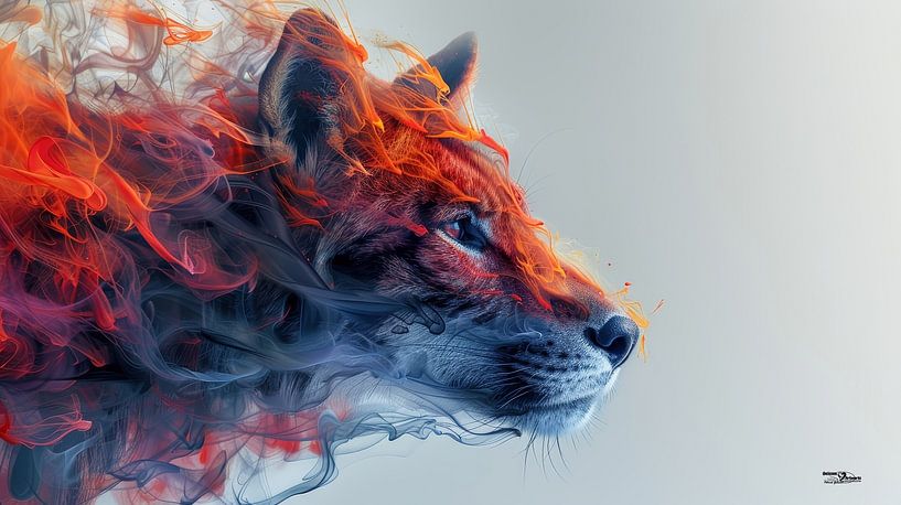 alcohol ink - predator by Gelissen Artworks