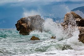 Vagues de tempête