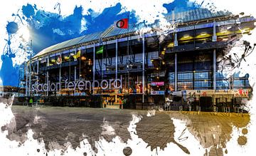 Feyenoord ART Rotterdam Stadium "De Kuip" Front by MS Fotografie | Marc van der Stelt