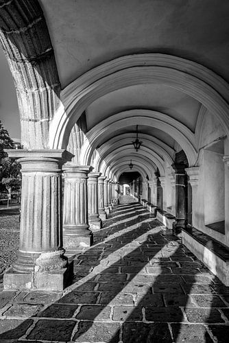 Historical arcade in Antigua, Guatemala