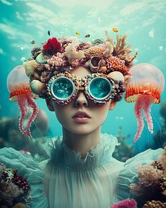 Frau des Wassers