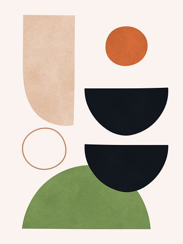 Cirkels en halve cirkels 9