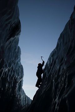 Ice climber by Koen van der Werf