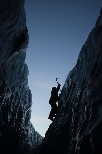 Grimpeur de glace par Koen van der Werf