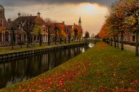Herfst in Sloten Friesland van Claudia De Vries thumbnail