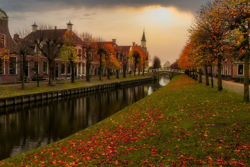 Herbst in Sloten Friesland von Claudia De Vries
