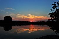 Zonsondergang Delftse Hout