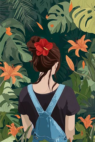 Jungle Girl in Denim no.3