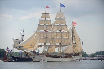 Tallship De Europa bei der Parade der SAIL Amsterdam 2015