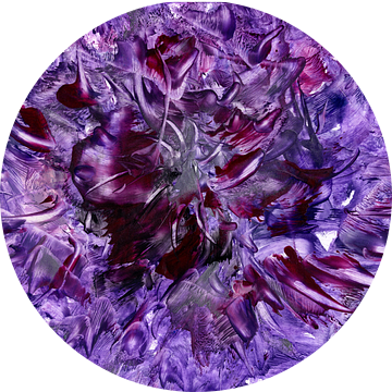 Purple spirit flower van MY HAPPY SOUL ART