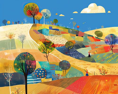 Farbenfrohe Gelassenheit