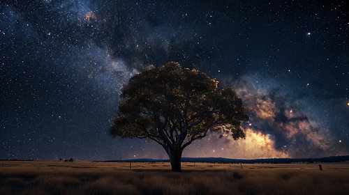 Landscape at night