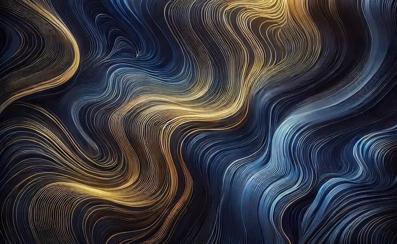 Wellen aus Licht und Schatten von Niek Traas