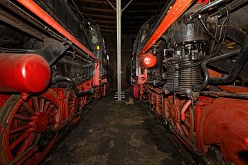 Getriebe Baureihe 52 und 58 Dampflokomotive von Rob Boon