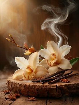 White orchid by Carla van Zomeren