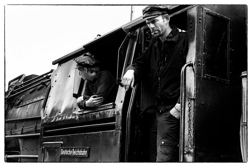 Steamtrain driver par Fouchienus Molema
