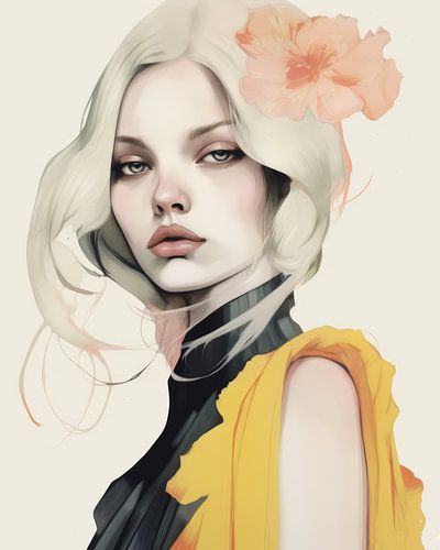 Sarah, moderne illustratie