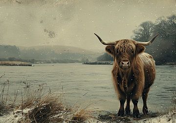 Highland Cow  van Niklas Maximilian