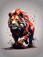 Gieriger Löwe