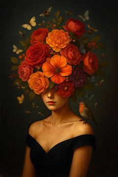 Portret - Het Masker van Leven van Moonheart Artworks