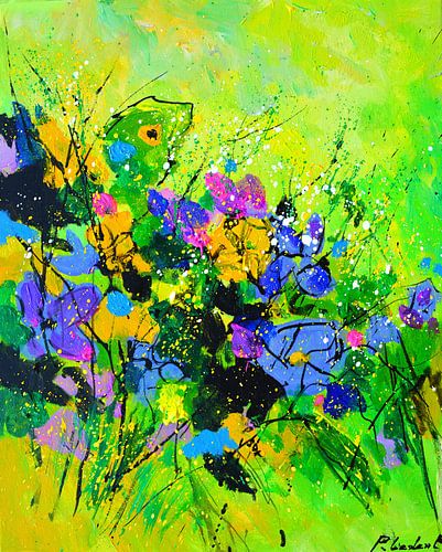 Lentebloemen van pol ledent