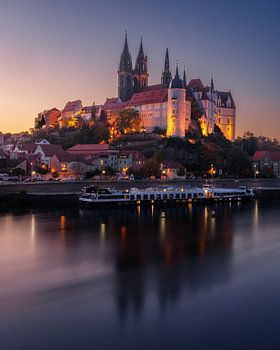 Abendliche Pracht über Meißen