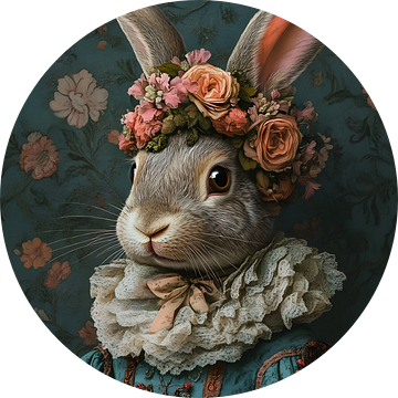 Konijn portret van But First Framing