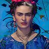 Frida Kahlo meets Wassily Kandinsky van Digital Art Studio