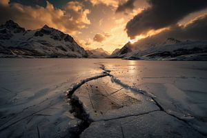 Mondlicht über Bergseen