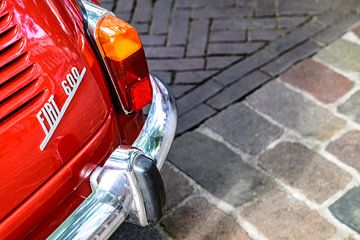 Fiat 600 klassieke Italiaanse compacte gezinsauto detail