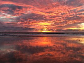 Sonnenuntergang El Palmar von Anouk Goedknegt